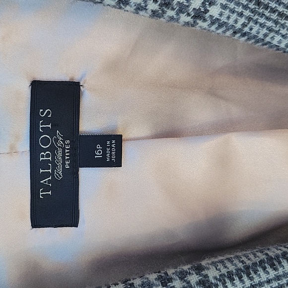 Talbots herringbone jacket/blazer - Picture 4 of 5